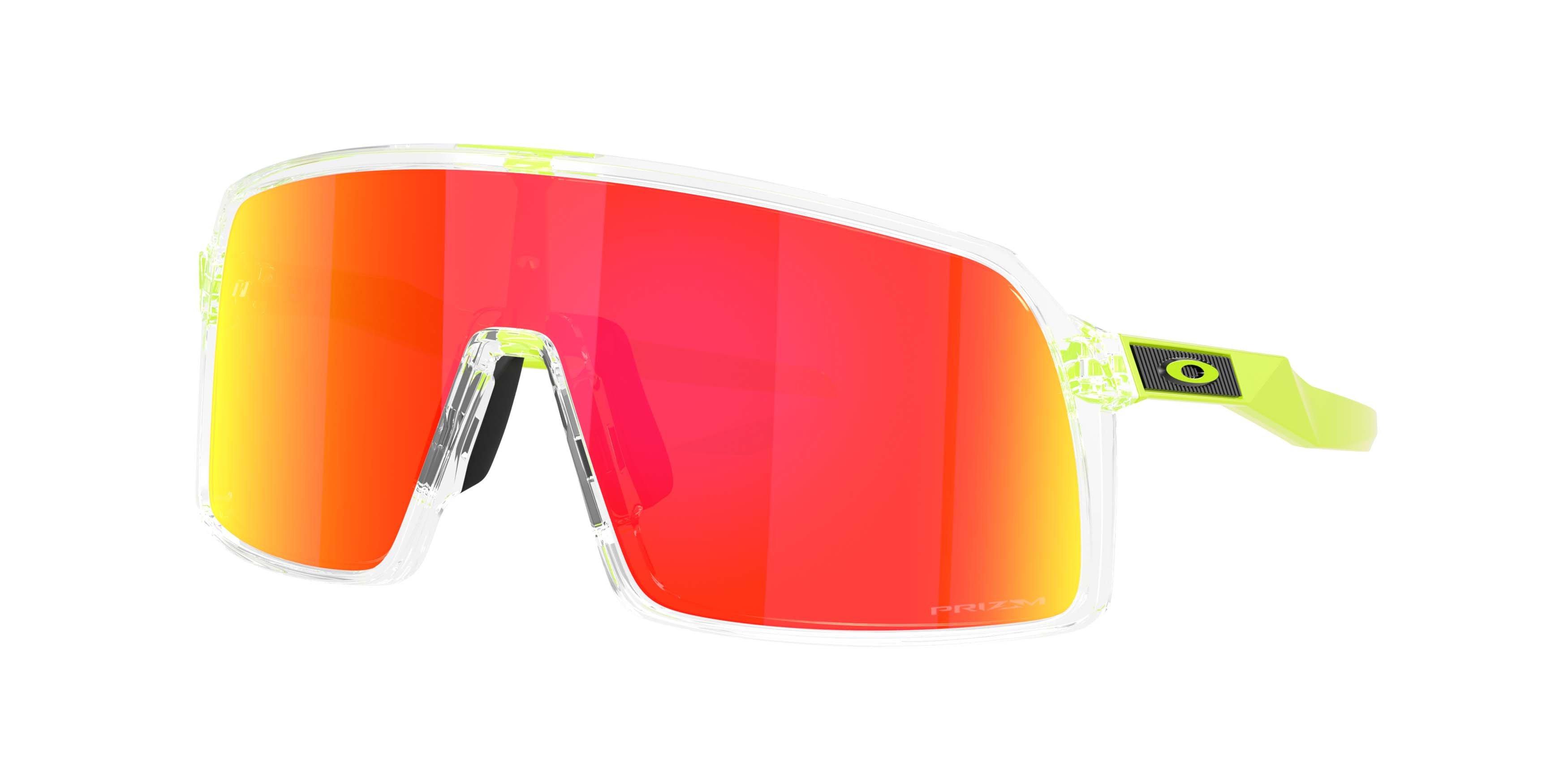 Oakley Sutro Neon Pop Collection Prizm Ruby Sunglasses – Clear